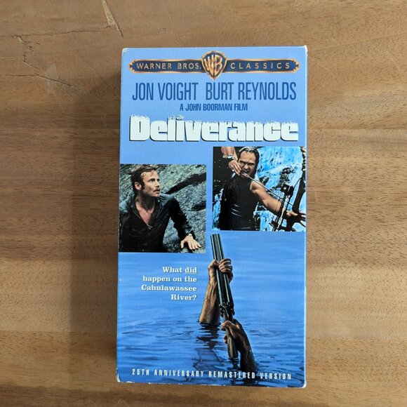 3/$15 Deliverance VHS tape, Burt Reynolds 25th anniversary remastered edition - Picture 2 of 5